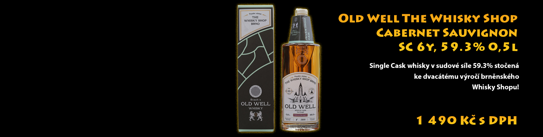 Old Well The Whisky Shop Cabernet Sauvignon SC 6y, 59.3% 0,5l