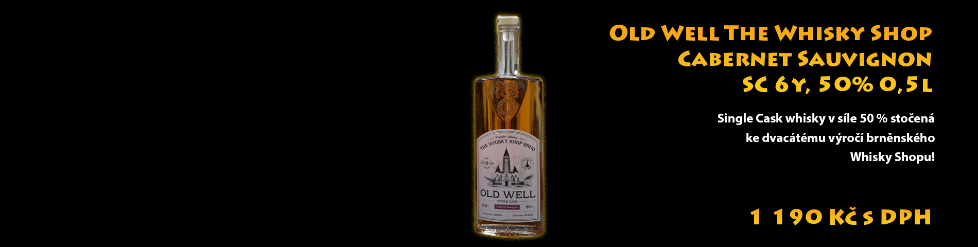 Old Well The Whisky Shop Cabernet Sauvignon SC 6y 50%, 0.5l
