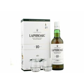 Laphroaig 10y 40% 0,7l + 2x sklenička