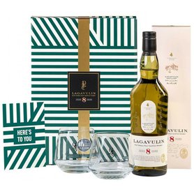 Lagavulin 8y 48% 0,7l + 2 skleničky